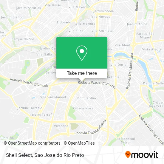 Shell Select map