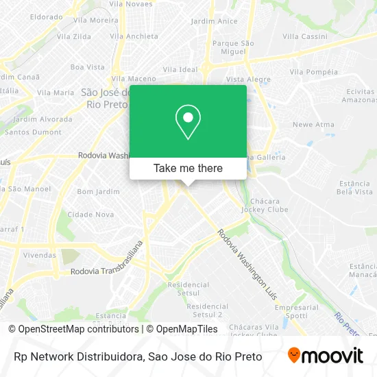 Rp Network Distribuidora map