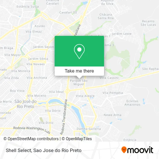 Shell Select map