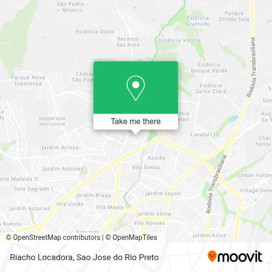 Riacho Locadora map