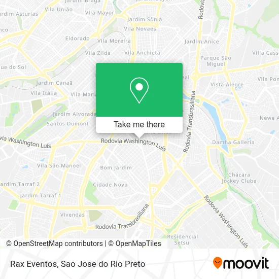 Rax Eventos map