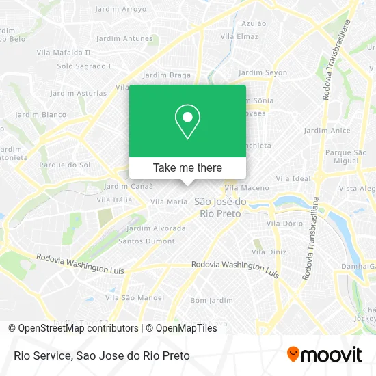Rio Service map