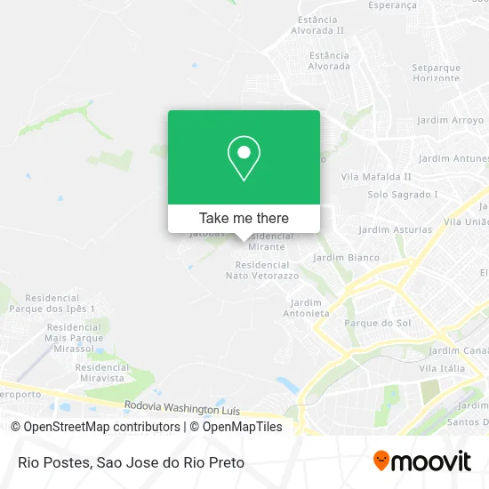 Rio Postes map
