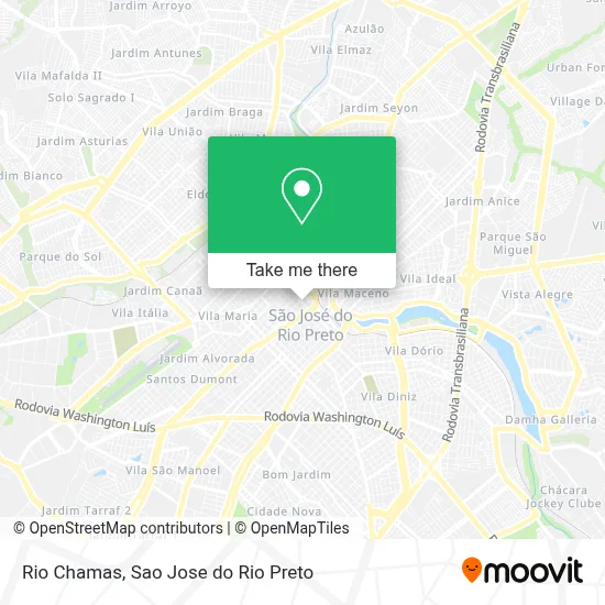 Rio Chamas map