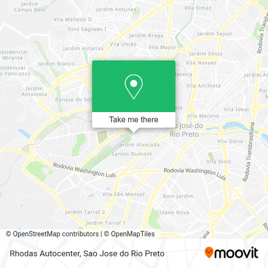 Rhodas Autocenter map