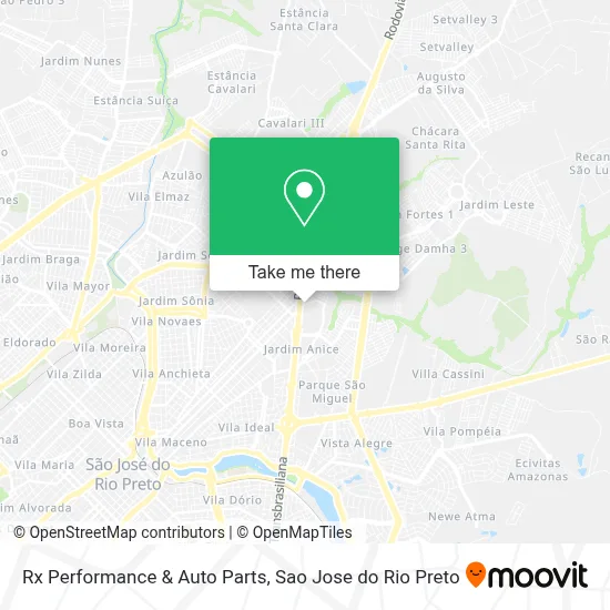 Rx Performance & Auto Parts map