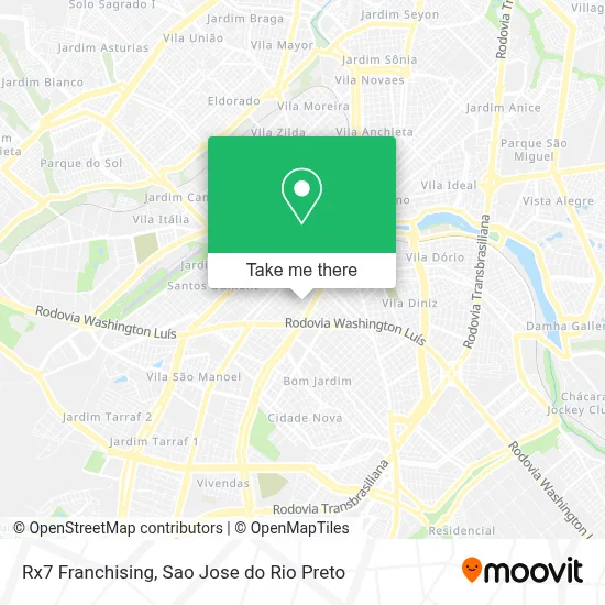 Rx7 Franchising map