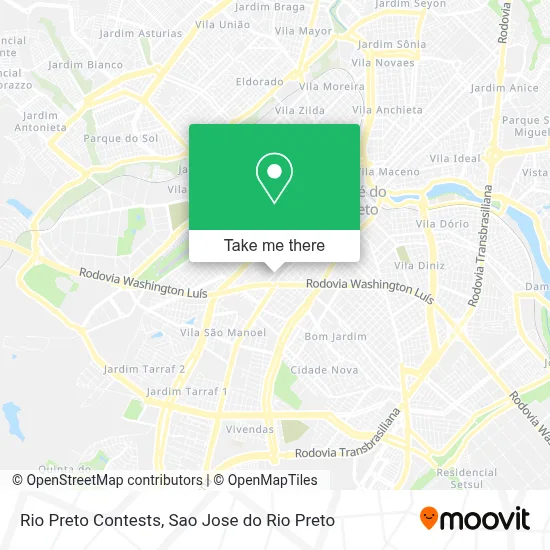 Rio Preto Contests map