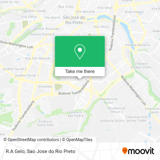 R.A Gelo map