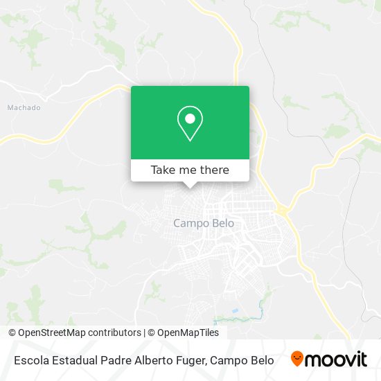 Mapa Escola Estadual Padre Alberto Fuger