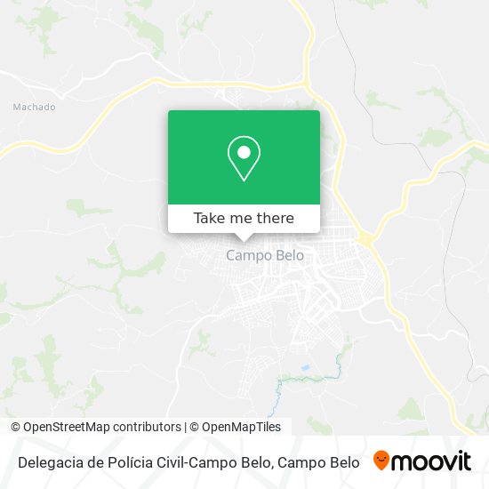 Delegacia de Polícia Civil-Campo Belo map