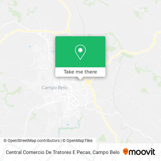 Central Comercio De Tratores E Pecas map