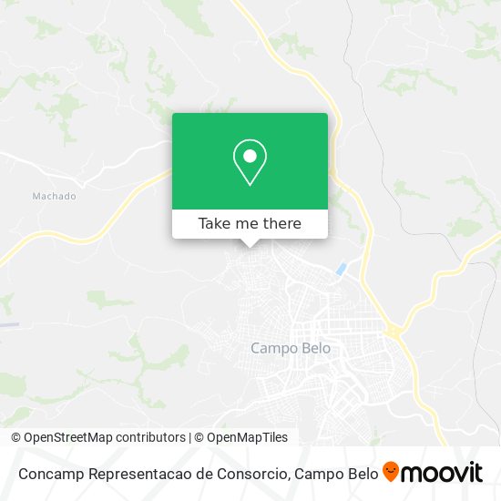Concamp Representacao de Consorcio map