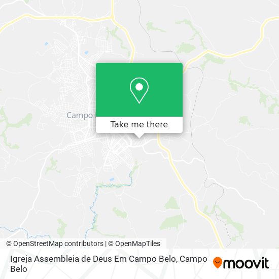 Igreja Assembleia de Deus Em Campo Belo map