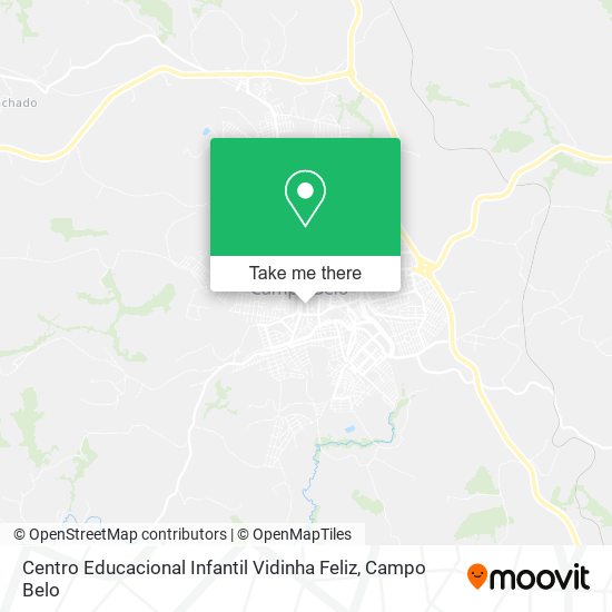 Mapa Centro Educacional Infantil Vidinha Feliz