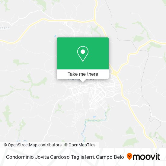 Mapa Condominio Jovita Cardoso Tagliaferri