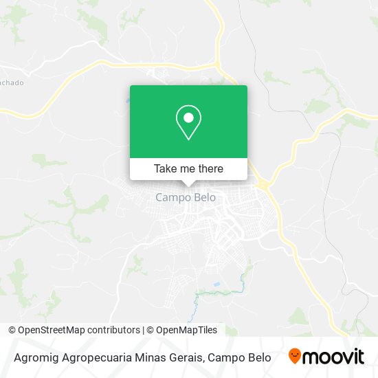 Mapa Agromig Agropecuaria Minas Gerais