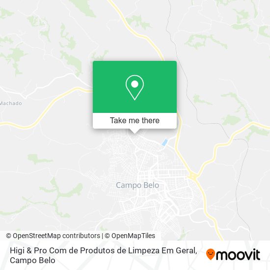 Higi & Pro Com de Produtos de Limpeza Em Geral map