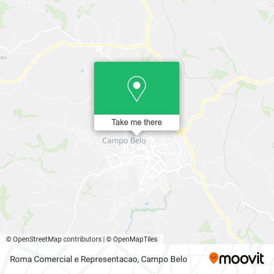 Mapa Roma Comercial e Representacao