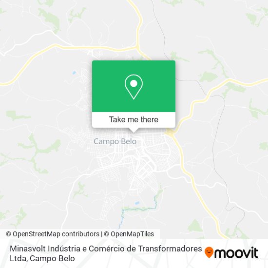 Minasvolt Indústria e Comércio de Transformadores Ltda map