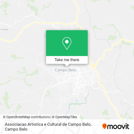 Mapa Associacao Artistica e Cultural de Campo Belo