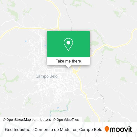 Mapa Ged Industria e Comercio de Madeiras