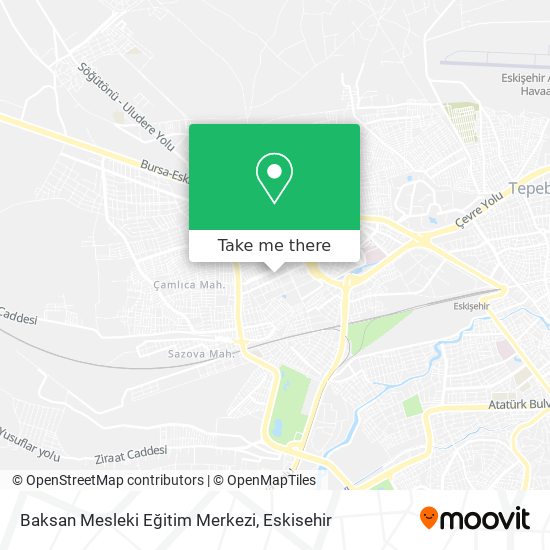 Baksan Mesleki Eğitim Merkezi map