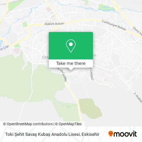 Toki Şehit Savaş Kubaş Anadolu Lisesi map