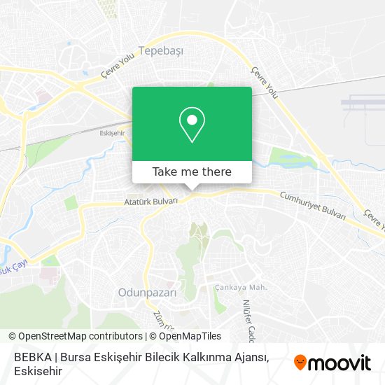 BEBKA | Bursa Eskişehir Bilecik Kalkınma Ajansı map