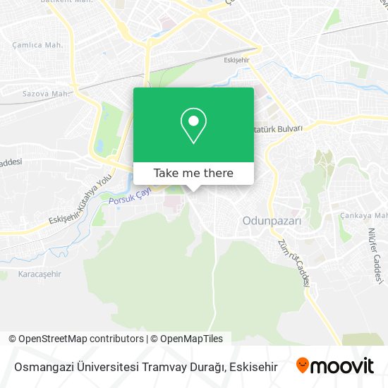 Osmangazi Üniversitesi Tramvay Durağı map