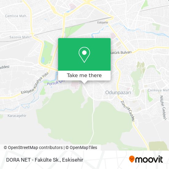 DORA NET - Fakülte Sk. map