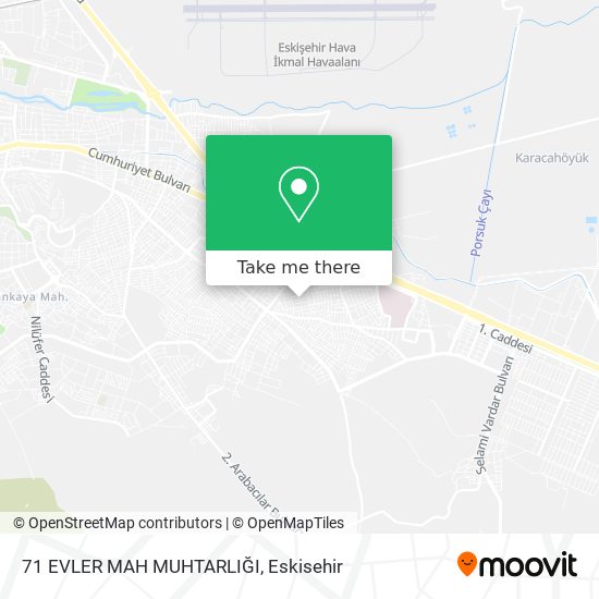 71 EVLER MAH MUHTARLIĞI map