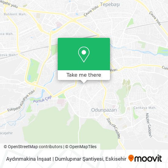 Aydınmakina İnşaat | Dumlupınar Şantiyesi map