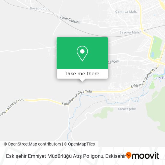 Eskişehir Emniyet Müdürlüğü Atış Poligonu map