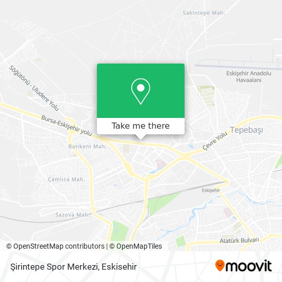 Şirintepe Spor Merkezi map