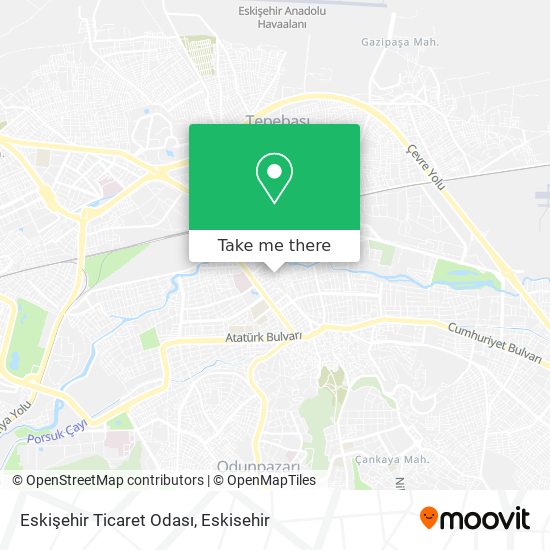 Eskişehir Ticaret Odası map