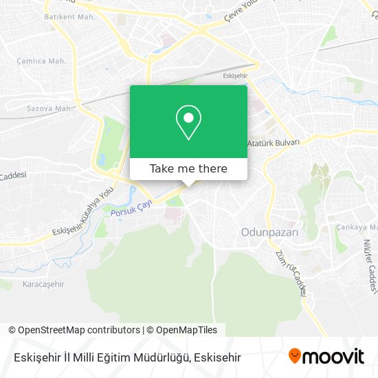 Eskişehir İl Milli Eğitim Müdürlüğü map