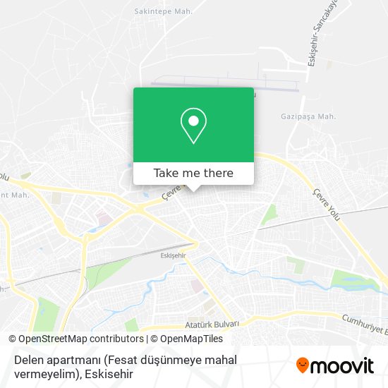 Delen apartmanı (Fesat düşünmeye mahal vermeyelim) map