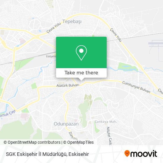 SGK Eskişehir İl Müdürlüğü map