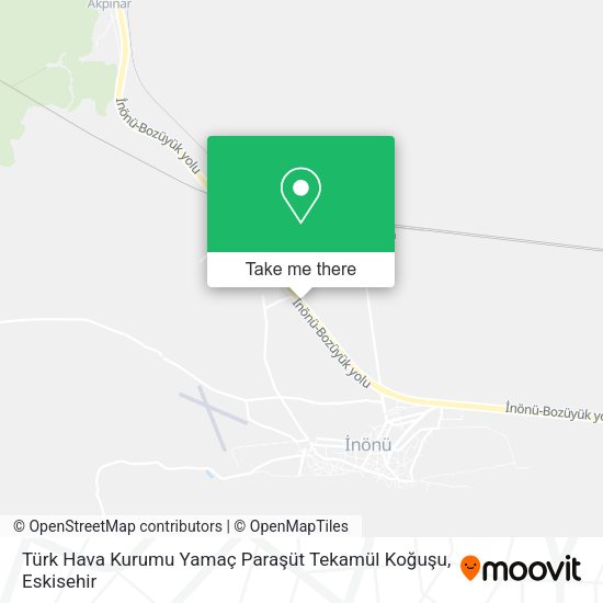 Türk Hava Kurumu Yamaç Paraşüt Tekamül Koğuşu map