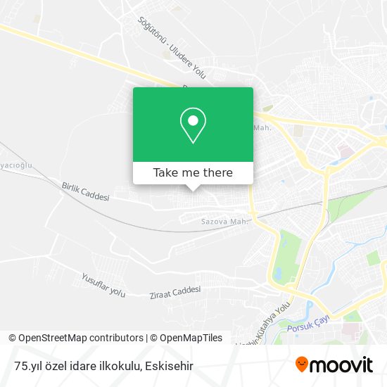 75.yıl özel idare ilkokulu map