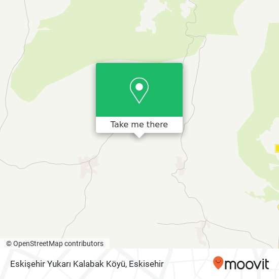 Eskişehir Yukarı Kalabak Köyü map