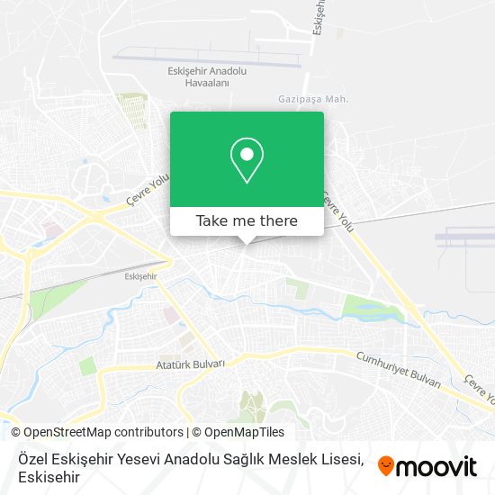 Özel Eskişehir Yesevi Anadolu Sağlık Meslek Lisesi map