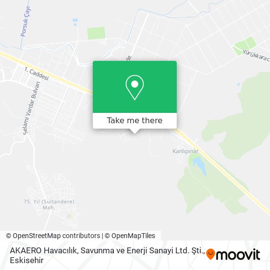 AKAERO Havacılık, Savunma ve Enerji Sanayi Ltd. Şti. map