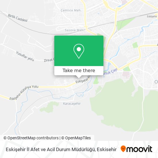 Eskişehir İl Afet ve Acil Durum Müdürlüğü map