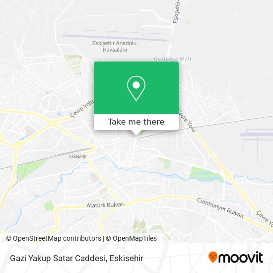 Gazi Yakup Satar Caddesi map