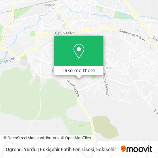 Öğrenci Yurdu | Eskişehir Fatih Fen Lisesi map