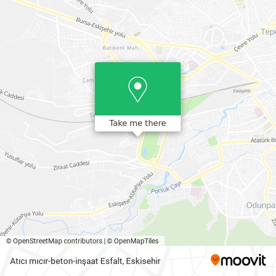 Atıcı mıcır-beton-inşaat Esfalt map