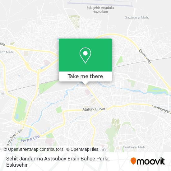 Şehit Jandarma Astsubay Ersin Bahçe Parkı map