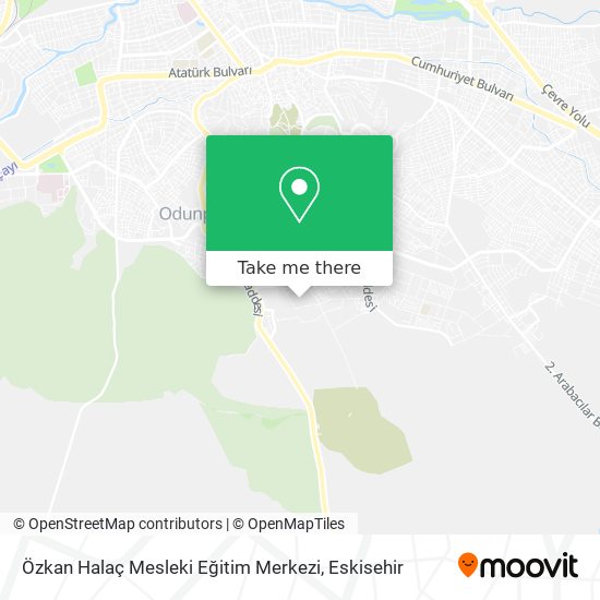 Özkan Halaç Mesleki Eğitim Merkezi map